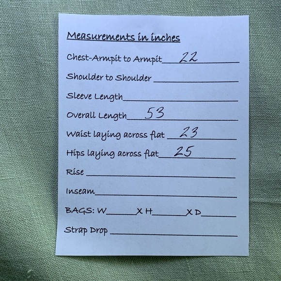 Flax green linen maxi dress- size 10-14 medium - Picture 7 of 7